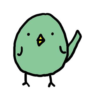 小寺宏美 (koromoon5)さんのユルキャラ系ウグイスのイラストへの提案