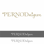 吉田公俊 (yosshy27)さんのアクセサリーブランド 「PERNODmignon」の ロゴへの提案