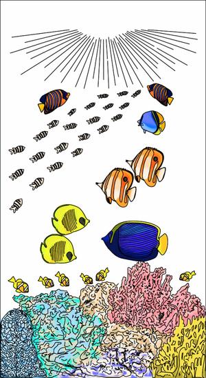 g.graphics ()さんの海の生物でスマホカバーのデザインをお願いします。への提案