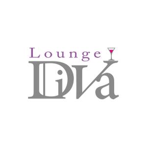 でぃで ()さんの新店ラウンジ「Lounge  DIVA」のロゴへの提案