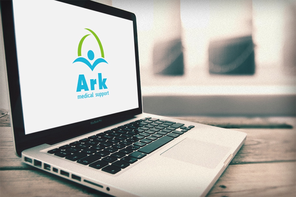 失語症や高次脳機能障害のスクリーニングを取り扱う「Ark medical support」のロゴ