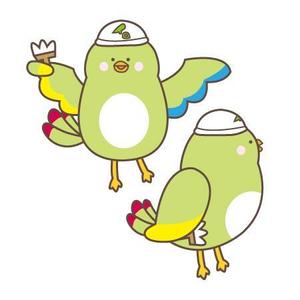 コウヤ (kouya_maccha)さんのユルキャラ系ウグイスのイラストへの提案