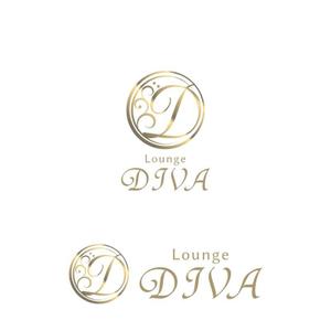 Yolozu (Yolozu)さんの新店ラウンジ「Lounge  DIVA」のロゴへの提案