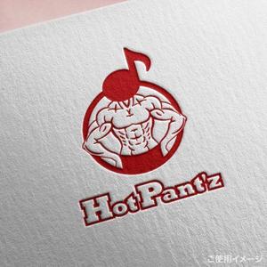 shirokuma_design (itohsyoukai)さんの爆誕！筋肉アーティスト「Hot Pant’z」のロゴデザインへの提案