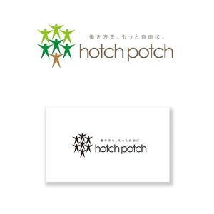 serve2000 (serve2000)さんの人材サービス系企業「hotch potch」のロゴへの提案