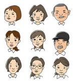 sung (sung)さんの店舗スタッフ9人の顔写真をイラスト化への提案