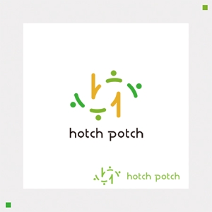 mae_chan ()さんの人材サービス系企業「hotch potch」のロゴへの提案