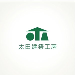 YOO GRAPH (fujiseyoo)さんの自然素材の住宅を扱う「太田建築工房」のロゴへの提案