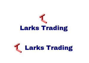 ITG (free_001)さんの輸出入を行う事業の屋号「Larks Trading」のワードロゴと名刺や書類に載せるエンブレムロゴへの提案