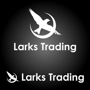 stack (stack)さんの輸出入を行う事業の屋号「Larks Trading」のワードロゴと名刺や書類に載せるエンブレムロゴへの提案