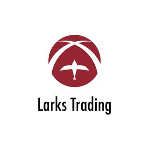Dlab＠Nara (dlabokz)さんの輸出入を行う事業の屋号「Larks Trading」のワードロゴと名刺や書類に載せるエンブレムロゴへの提案