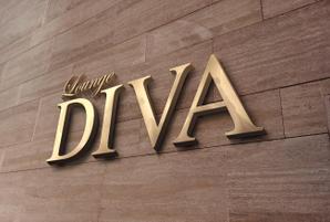 Yuko ()さんの新店ラウンジ「Lounge  DIVA」のロゴへの提案