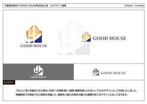 kometogi (kometogi)さんの不動産売買仲介「GOOD HOUSE株式会社」新会社設立に伴うロゴ製作への提案