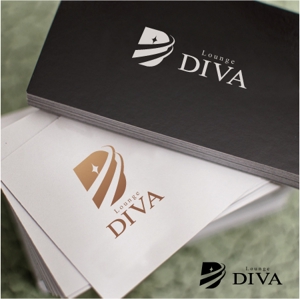 drkigawa (drkigawa)さんの新店ラウンジ「Lounge  DIVA」のロゴへの提案