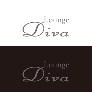 yozy design (yozy)さんの新店ラウンジ「Lounge  DIVA」のロゴへの提案