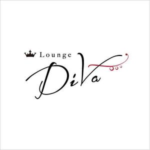Galsia design (zeacocat86)さんの新店ラウンジ「Lounge  DIVA」のロゴへの提案