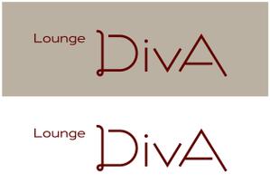 camellia150 (camellia150)さんの新店ラウンジ「Lounge  DIVA」のロゴへの提案