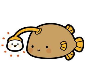 甘枝くら (mizuiroxx)さんの提灯アンコウのキャラクターへの提案