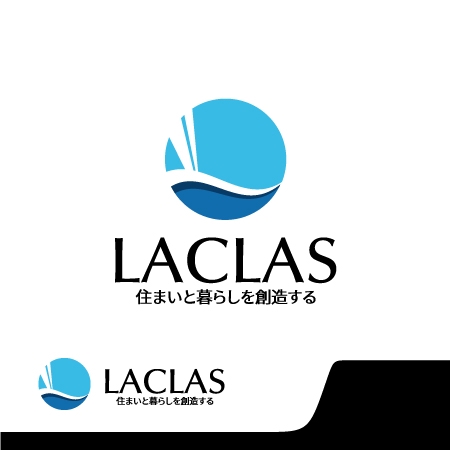 カタチデザイン (katachidesign)さんの総合住宅展示場「住まいと暮らしを創造するLACLAS」のロゴマークへの提案
