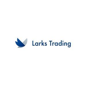 alne-cat (alne-cat)さんの輸出入を行う事業の屋号「Larks Trading」のワードロゴと名刺や書類に載せるエンブレムロゴへの提案