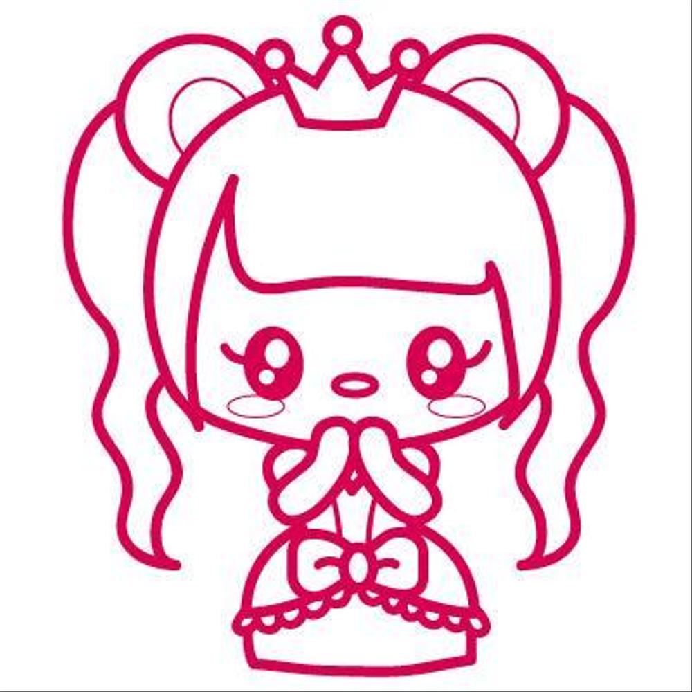 アイドルのイメージキャラクターデザイン