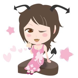 ぽいんとす ()さんのかわいいキャバ嬢（小悪魔）のイラスト（参考イラストに似せて下さい）への提案