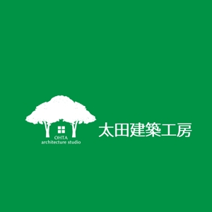 easel (easel)さんの自然素材の住宅を扱う「太田建築工房」のロゴへの提案