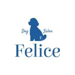 プロのマルチクリエイター　Designing (Designing)さんのドッグサロン「Felice」のロゴへの提案