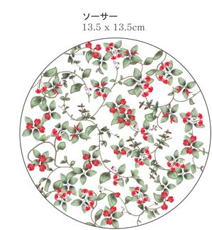 ki-mi  (ki2116)さんのカップ＆ソーサーのオリジナルデザイン(カラフルフラワー) への提案