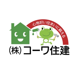 pin (pin_ke6o)さんのカエルのキャラクター文字ロゴ組み合わせへの提案
