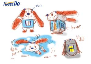 YOSHI (mogumogumogumogu)さんのマスコットキャラクターのデザインへの提案