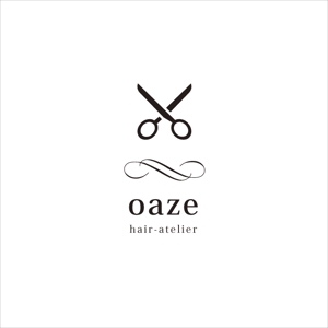 nobdesign (nobdesign)さんの美容室　「oaze hair-atelier」のロゴへの提案