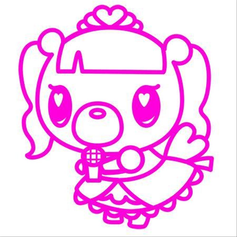 アイドルのイメージキャラクターデザイン