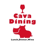 m_mtbooks (m_mtbooks)さんの飲食レストラン『Cava Dining』のロゴデザイン（動物のカバをモチーフにイメージしています）への提案