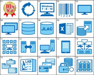 CUBE (machorinko)さんの医療用システムの特徴を示すアイコンデザインへの提案