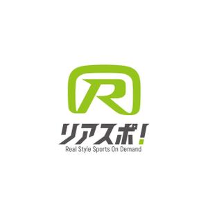 odo design (pekoodo)さんのスポーツ動画サイト「リアスポ」のロゴへの提案