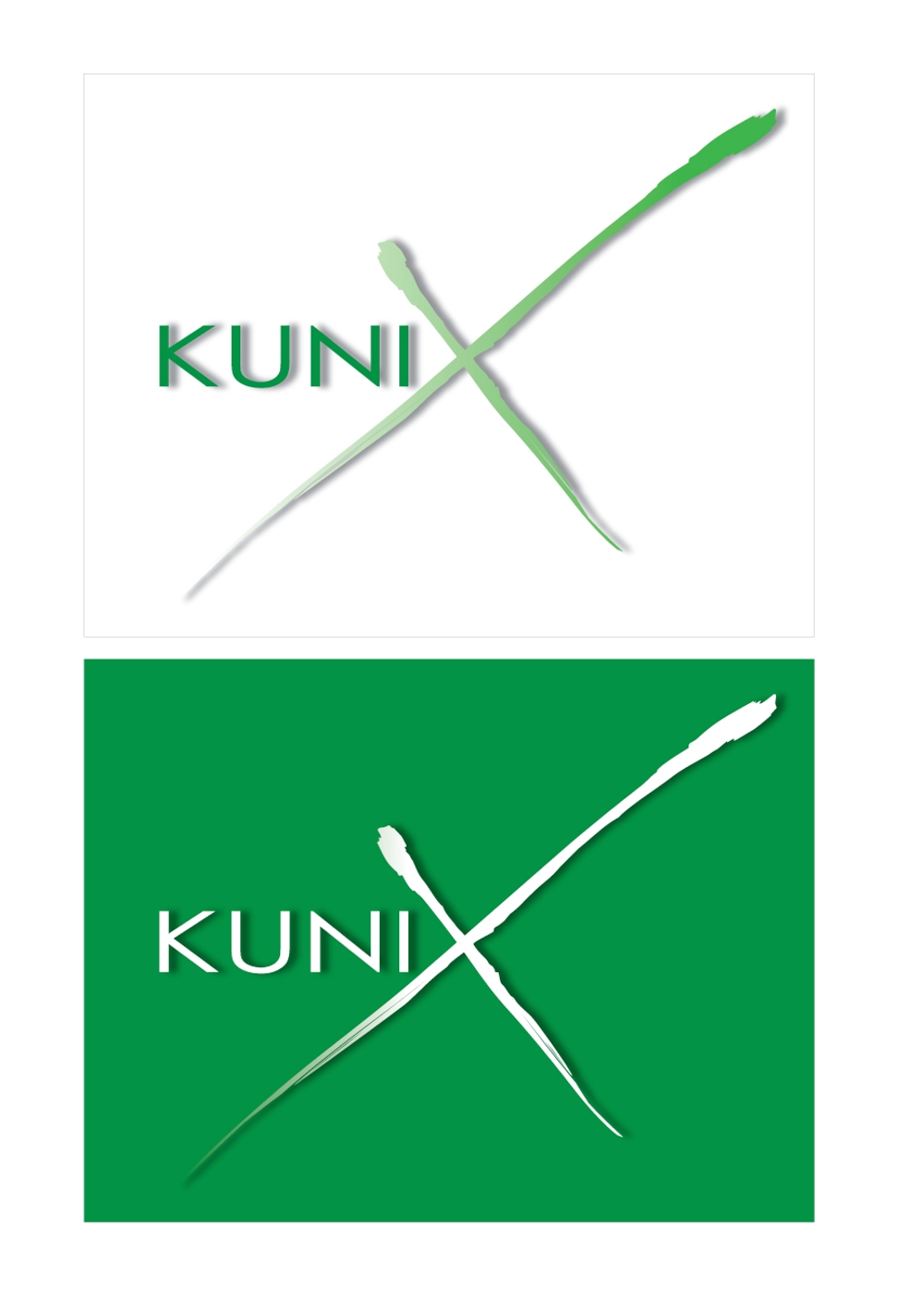 「KUNIX」のロゴ作成