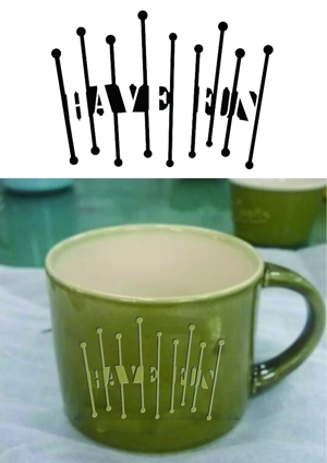 mariburuさんのマグカップの英文字デザインへの提案