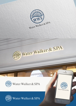 p ()さんのWater Walker & SPA　ロゴへの提案