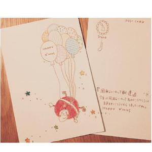 イラストレーター  こやまみほ (koyamamiho)さんのクリスマスカードデザイン制作への提案