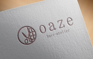 Aihyara (aihyara)さんの美容室　「oaze hair-atelier」のロゴへの提案