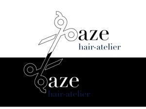 動画クリエイター (yushiya)さんの美容室　「oaze hair-atelier」のロゴへの提案