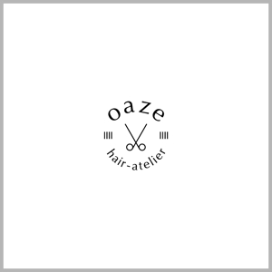 ahiru logo design (ahiru)さんの美容室　「oaze hair-atelier」のロゴへの提案
