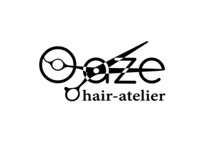 日和屋 hiyoriya (shibazakura)さんの美容室　「oaze hair-atelier」のロゴへの提案