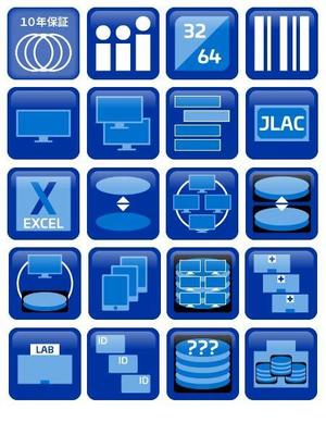 Whatner Sun (Rawitch)さんの医療用システムの特徴を示すアイコンデザインへの提案