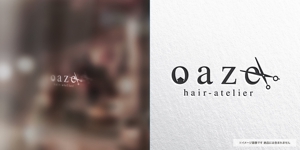 VainStain (VainStain)さんの美容室　「oaze hair-atelier」のロゴへの提案