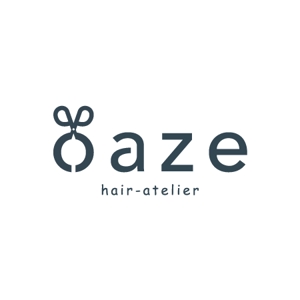 Inulavu (okusoso)さんの美容室　「oaze hair-atelier」のロゴへの提案