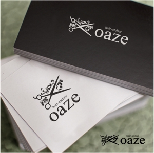 drkigawa (drkigawa)さんの美容室　「oaze hair-atelier」のロゴへの提案