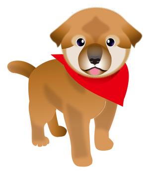 Big moon design (big-moon)さんの柴犬（子犬）のキャラクター制作への提案