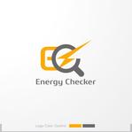 ＊ sa_akutsu ＊ (sa_akutsu)さんの電気の見える化を行う感電防止器具　ロゴ　『energy checker』への提案